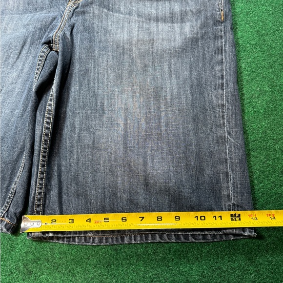 Y2K Baggy Fit Ecko Jorts Mens 38 Southpole Style Wide Leg Hip Hop Denim Shorts - Picture 7 of 8